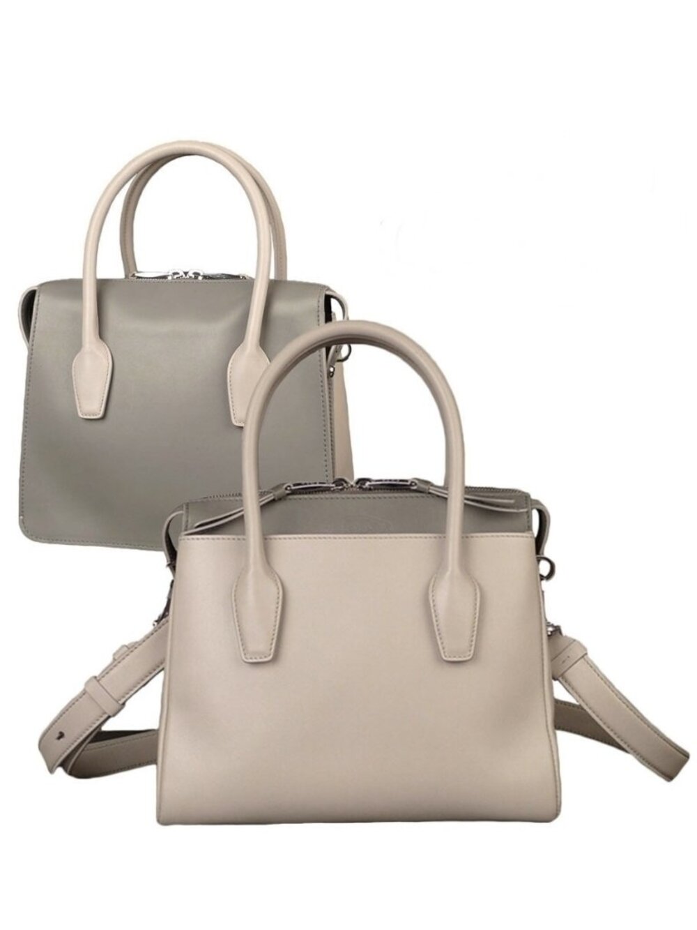 NWT Tod’s Bi-color 2way Leather Satchel Bag